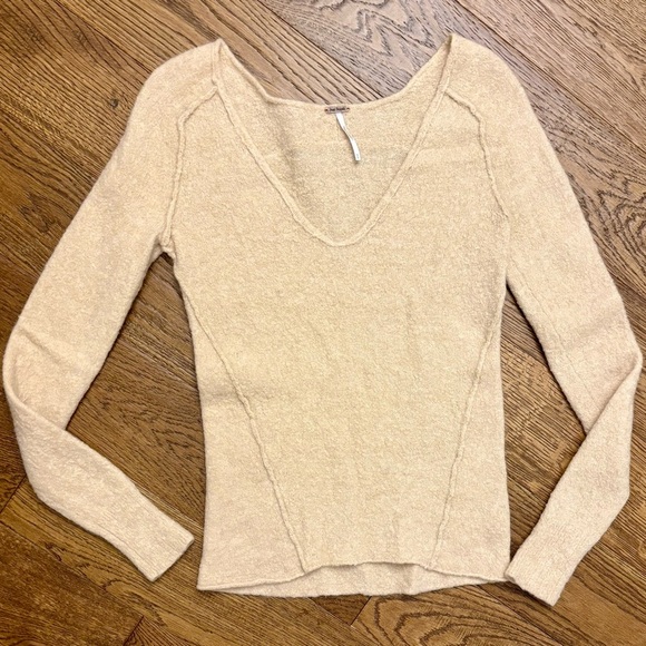 Free People Everyday V-Neck Sweater - Picture 2 of 7